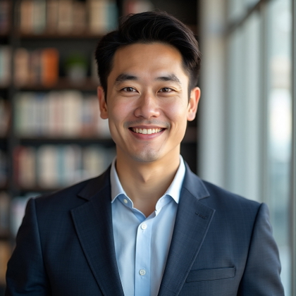 AI-generated photo: LinkedIn photo. A photorealistic professional head...