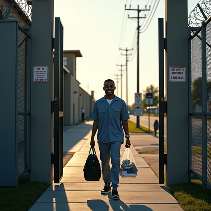 AI-generated photo: Photorealistic, highly detailed release-day gate portrait photograph captured in a modern editorial-...