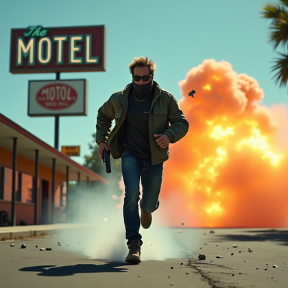 AI-generated photo: 1) Main person detection - Primary subject: Yes, a single adult person is the clear focal point. - A...