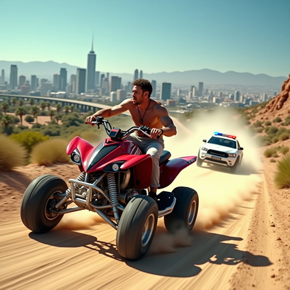 AI-generated photo: Main person detection - Primary subject: Yes, a single person is the clear focal point. - Abstract d...