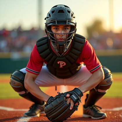 AI-generated photo: Photorealistic sports photography in golden-hour daylight with warm rim light catching the outer edg...