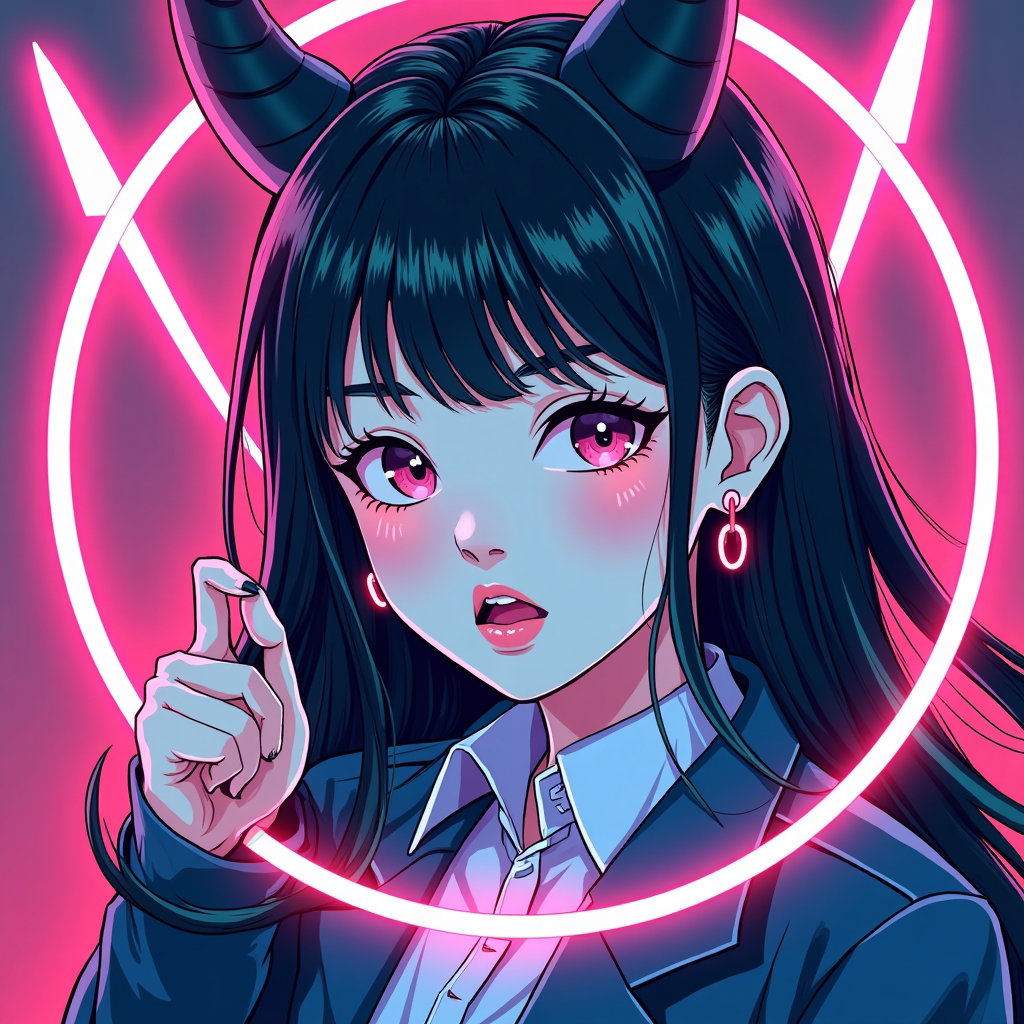 Dance-Pose Battle Portrait example: K-pop fantasy manhwa cover illustration. Unexpected creative variation styled as a rhythm-game character selection scree