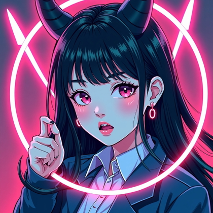 Dance-Pose Battle Portrait example: K-pop fantasy manhwa cover illustration. Unexpected creative variation styled as a rhythm-game character selection scree