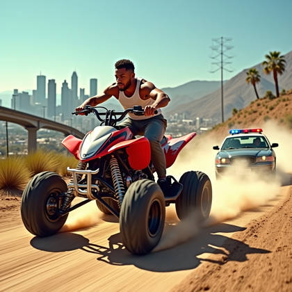 AI-generated photo: Main person detection - Primary subject: Yes, a single person is the clear focal point. - Abstract d...