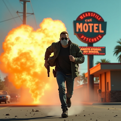 AI-generated photo: 1) Main person detection - Primary subject: Yes, a single adult person is the clear focal point. - A...