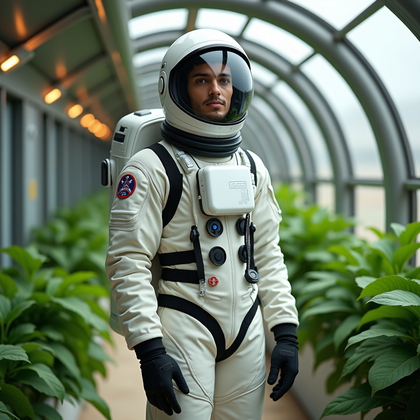 AI-generated photo: Photorealistic fashion-editorial photography, a helmet-off confidence portrait inside a luxurious ye...