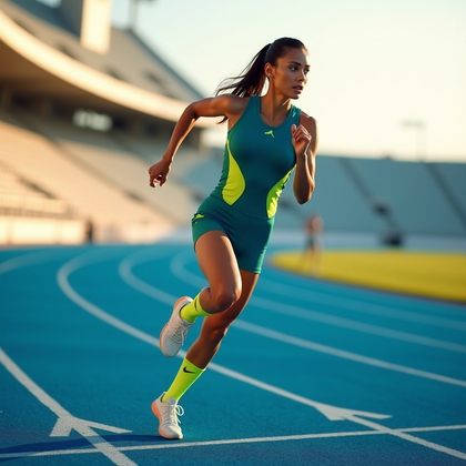 ओलंपिक एथलीट शैली की तस्वीरें