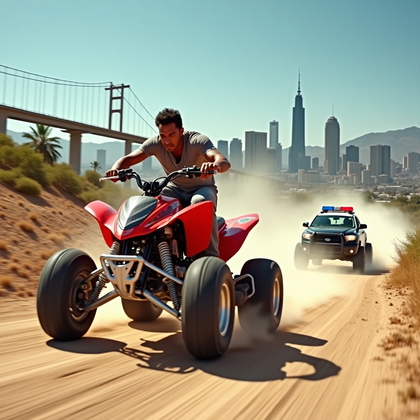 AI-generated photo: Main person detection - Primary subject: Yes, a single person is the clear focal point. - Abstract d...